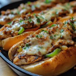 If you’re on the lookout for a quick, delicious, and satisfying meal, the Sizzling Chicken Cheesesteak Skillet is the perfect recipe for you. This dish combines tender, juicy chicken with an array of fresh vegetables, all enveloped in melted cheese, creating a delightful symphony of flavors that will tantalize your taste buds. It’s a fantastic option whether you’re preparing a cozy family dinner, hosting a casual gathering with friends, or simply wanting to enjoy a comforting meal after a long day. The beauty of this recipe lies not only in its taste but also in its ease of preparation, making it a go-to choice for both novice cooks and seasoned chefs alike.