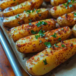 Are you ready to elevate your snack game with a dish that is both delicious and satisfying? Introducing the Crunchy Spice-Kissed Potato Fingers – a culinary delight that combines the comforting simplicity of potatoes with a zesty kick of spices. These potato fingers are not only a treat for your taste buds but also a feast for the eyes, boasting a golden-brown exterior that promises crunch in every bite.