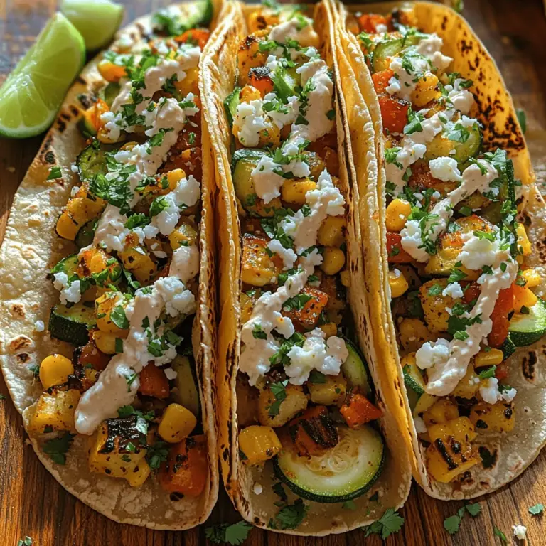 In recent years, the culinary world has seen a significant shift towards plant-based meals, with more people seeking delicious and nutritious vegetarian options. This trend is not merely a fleeting phase; it reflects a growing awareness of health, sustainability, and the adventurous spirit of home cooks. Tacos, a beloved staple in many cultures, have been reinvented to cater to this demand for plant-based goodness. One such delightful dish that stands out is the Spicy Roasted Veggie Tacos with Chipotle Crema.