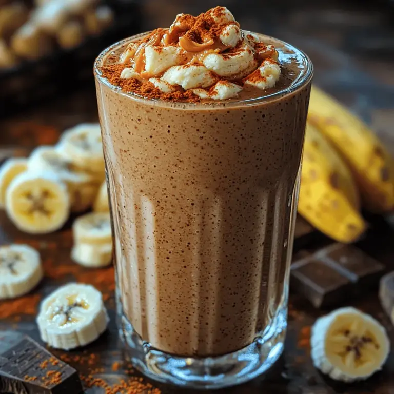To appreciate the Choco-PB Banana Bliss Smoothie fully, it's essential to understand the nutritional benefits of each ingredient. Here’s a closer look at what makes each component an integral part of this delicious recipe: