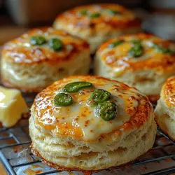 Are you ready to elevate your breakfast game with a dish that combines bold flavors and a comforting texture? Welcome to the Spicy Cheddar Morning Delight, a savory biscuit recipe that is guaranteed to awaken your taste buds and kickstart your day. What sets this recipe apart is the delightful combination of sharp cheddar cheese and zesty pickled jalapeños, creating a unique flavor profile that balances spiciness with rich, savory undertones. This biscuit is not just a side dish; it’s a star player on your breakfast or brunch table.