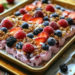 To appreciate this delicious frozen treat fully, it's essential to understand the star ingredients that come together to make Berry Bliss Frozen Yogurt Bark so special. Let's take a closer look at each component and how it contributes to the overall flavor and health benefits of this delightful recipe.