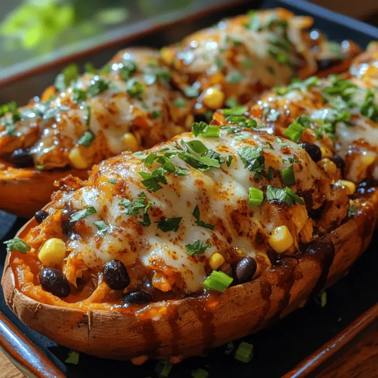 To create BBQ Chicken Stuffed Sweet Potatoes, it's essential to understand the key ingredients that make this dish so special. Each component plays a vital role in both the nutrition and flavor profiles, ensuring that every bite is not only enjoyable but also beneficial to your health.