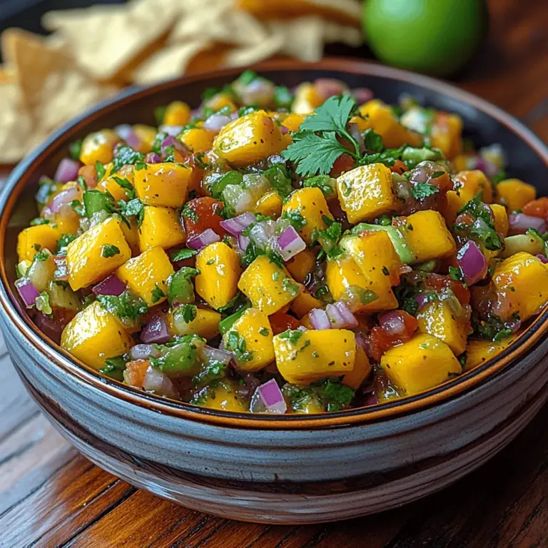 Before we jump into the steps for making your Tropical Tango Mango Salsa, let’s take a closer look at the key ingredients that contribute to its incredible taste and texture.