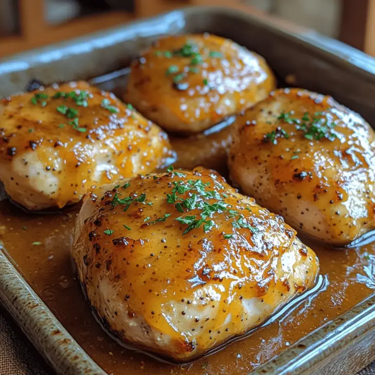 When it comes to creating a memorable meal that combines simplicity with sophistication, Apricot Bliss Baked Chicken stands out as a delicious option perfect for any occasion. This dish marries the sweetness of apricot preserves with savory elements, resulting in a flavorful experience that excites the palate. Whether you’re planning a cozy family dinner, hosting friends for a special occasion, or looking for a meal prep option that provides both ease and elegance, this recipe fits the bill.