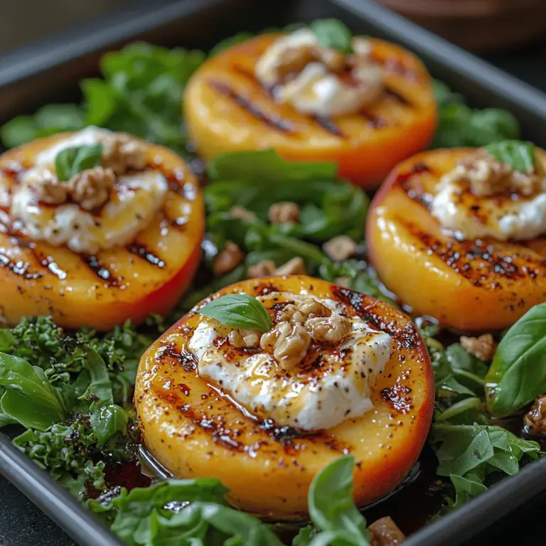 As the warm rays of summer bathe the landscape in vibrant colors, the appeal of fresh and light salads becomes undeniable. Summer salads are not merely dishes; they are a celebration of the season's bounty, allowing us to enjoy the freshest produce while embracing the joys of outdoor dining. Among the myriad of summer salads, the Grilled Peach & Burrata Salad stands out as a delightful combination of flavors and textures that tantalizes the taste buds. This dish is not only visually stunning but also a symphony of taste that perfectly encapsulates the essence of summer.