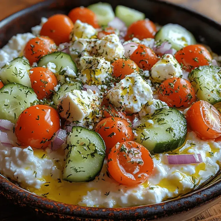 As the seasons change and warmer days approach, the craving for light, refreshing meals becomes ever more pronounced. One such delightful dish that embodies the essence of freshness is the Refreshing Cottage Cheese & Cucumber Delight. This recipe is a vibrant combination of creamy low-fat cottage cheese and crisp cucumbers, making it a perfect choice for those looking to enjoy a healthy yet satisfying meal. Whether served as a side dish at a summer barbecue or as a light lunch, this dish not only pleases the palate but also provides an array of health benefits.