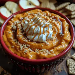 Pumpkin Cheesecake Dip is not just a treat; it's a celebration of the fall season. With its inviting flavors and creamy consistency, this dip is perfect for a variety of occasions, whether you're hosting a Halloween party, a Thanksgiving gathering, or simply enjoying a cozy night in with friends. The dip's vibrant orange color and aromatic spices instantly create a festive atmosphere, making it a hit among guests of all ages.