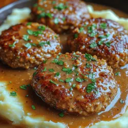 The origins of Salisbury Steak date back to the late 19th century and are attributed to Dr. James H. Salisbury, an American physician who promoted a meat-based diet for health reasons. The dish was originally served as a minced beef patty, designed to be both nutritious and easy to digest. Over time, the recipe evolved, but the essence remains the same: a flavorful beef patty served with a rich gravy.