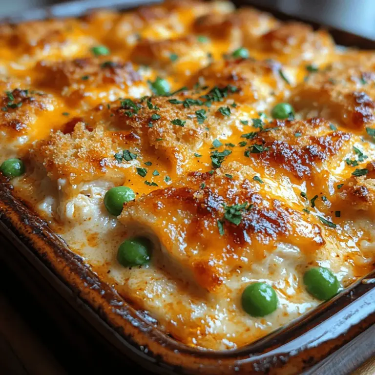 Welcome to the ultimate comfort food experience: the Creamy Chicken Bacon Ranch Casserole. This dish is not just a meal; it's a hearty gathering of flavors that makes it perfect for family dinners, potlucks, or simply when you want to indulge in something truly satisfying. The creamy texture, combined with the savory flavors of chicken, crispy bacon, and zesty ranch dressing, creates a delightful fusion that has made this casserole a beloved favorite among many households.