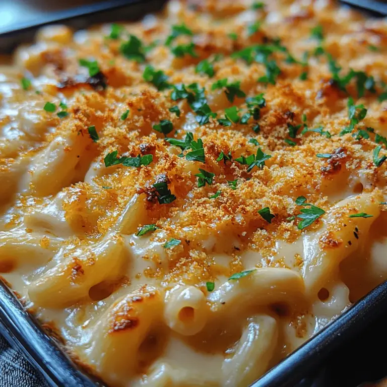 In the realm of comfort food, few dishes can rival the indulgent allure of Cheesy Delight Chicken Mac & Cheese. This recipe beautifully combines the rich creaminess of cheese with the hearty satisfaction of pasta and tender chicken, making it a favorite for family dinners, potlucks, or a cozy night in. Whether you're looking to impress guests or simply satisfy a craving, this mac and cheese variation offers warmth and comfort in every bite.