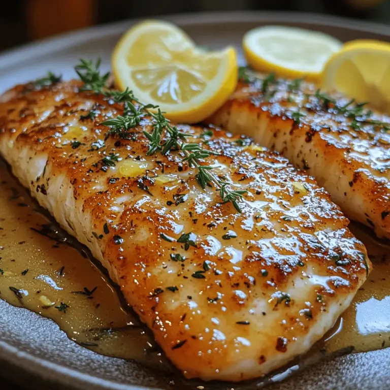 Tilapia has surged in popularity over recent years, becoming a staple in households around the globe. Known for its mild flavor and flaky texture, tilapia is not only versatile but also an excellent canvas for a variety of culinary styles. It lends itself beautifully to a range of preparations, from grilling and baking to frying and steaming, making it a favored choice for both novice and seasoned cooks alike. Among the many ways to prepare tilapia, the Zesty Lemon Butter Tilapia recipe stands out, delivering a delightful balance of bright citrus notes and rich, buttery undertones that tantalize the taste buds.