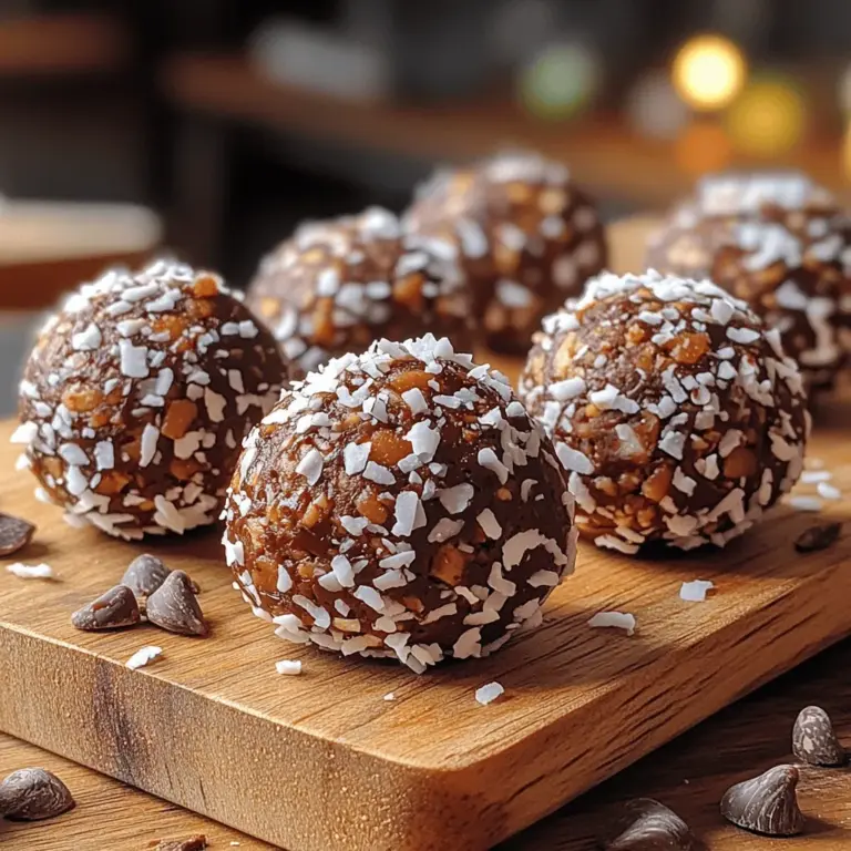 In the realm of nutritious snacks, few treats can compete with the alluring combination found in Chocolate Coconut Bliss Balls. These delightful bites effortlessly blend the rich, decadent taste of chocolate with the tropical sweetness of coconut, creating a snack that is as satisfying as it is wholesome. Not only do they provide a guilt-free indulgence, but they also boast an array of health benefits that make them an excellent choice for both kids and adults alike.
