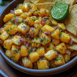 If you're looking to elevate your culinary repertoire and bring a touch of tropical paradise to your dining table, the Tropical Tango Mango Pineapple Salsa is the perfect recipe for you. This vibrant and refreshing salsa bursts with fruity flavors, making it an ideal accompaniment to a variety of dishes, or even a delightful snack on its own. Originating from the sunny regions of the tropics, this salsa is a celebration of fresh ingredients that harmonize beautifully, creating a dish that is not only delicious but also visually appealing.