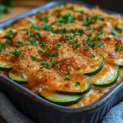 Discover the delightful world of Cheesy Zucchini Casserole, a dish that seamlessly marries the fresh flavors of zucchini with a rich, cheesy filling. This comforting casserole is perfect for family dinners or gatherings, offering a hearty yet nutritious option that everyone can enjoy. Not only is it easy to prepare, but it also serves as a fantastic way to incorporate more vegetables into your meals. With layers of melty mozzarella, sharp cheddar, and creamy ricotta, this casserole is sure to please both kids and adults alike. In this article, we will explore the ingredients, preparation methods, and tips to elevate your casserole experience.