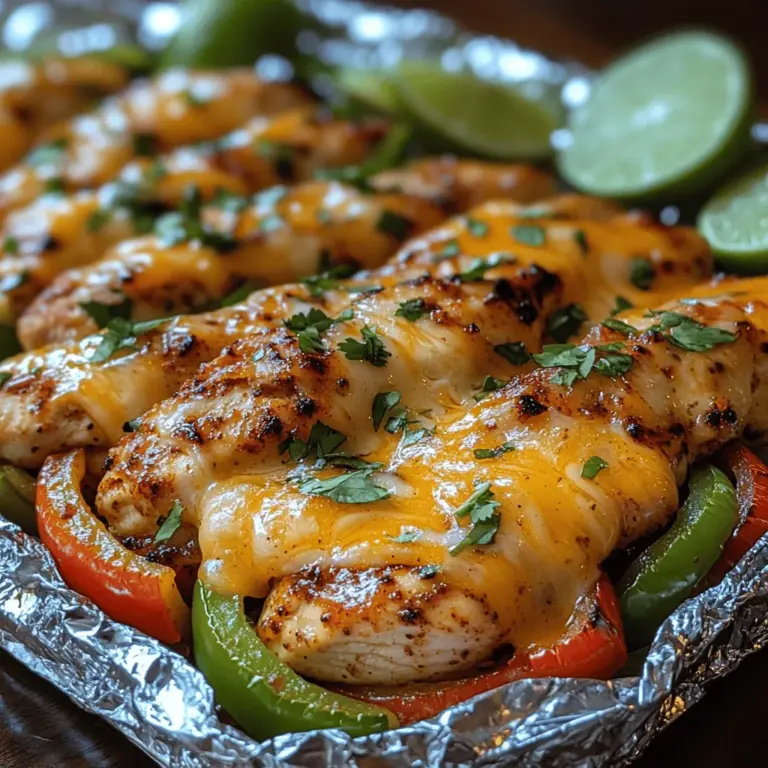 To create the perfect Sizzling Baked Chicken Fajita Foil Packs, it’s essential to understand the key ingredients that contribute to the dish's vibrant flavors and textures.