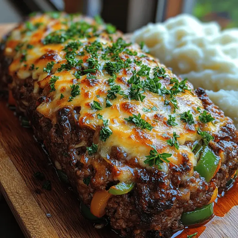 Meatloaf is a cherished staple in many homes, often evoking feelings of nostalgia and comfort. This classic dish has a long-standing reputation for being a hearty, satisfying meal that brings families together around the dinner table. The beauty of meatloaf lies in its versatility—it's a canvas for creativity, allowing cooks to infuse various regional flavors and personal touches. Today, we're excited to introduce a delightful twist on this traditional recipe: Classic Philly Cheesesteak Meatloaf.