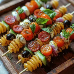 As summer approaches, the allure of outdoor gatherings and picnics becomes irresistible. One of the quintessential dishes that grace these occasions is pasta salad. Loved for its versatility and vibrant flavors, pasta salad is a crowd-pleaser that can easily cater to diverse tastes. However, if you're looking to elevate the traditional pasta salad experience, allow us to introduce you to Italian Pasta Salad Skewers — a delightful and portable twist on a summer classic.