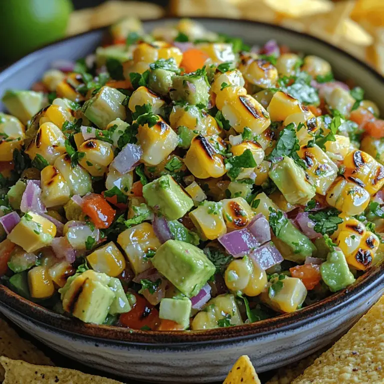 As summer rolls in, vibrant colors and fresh flavors take center stage in our kitchens, particularly in the form of refreshing salsas. One such delightful dish that perfectly encapsulates the essence of the season is Grilled Corn and Avocado Salsa. This salsa not only boasts a combination of sweet and smoky flavors but also provides a burst of freshness that can elevate any summer meal. Whether served as a snack with crispy tortilla chips, as an appetizer at your next barbecue, or as a topping for grilled meats and fish, this salsa is versatile and irresistible.