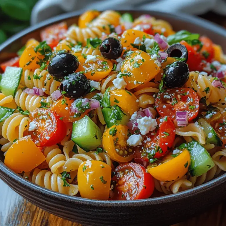 Pasta salads hold a special place in culinary traditions across the globe, celebrated for their versatility and ability to incorporate a myriad of flavors and ingredients. They are not only easy to prepare but also serve as a fantastic canvas for creativity, making them a favorite at gatherings, picnics, and casual weeknight dinners. Among the spectrum of pasta salad recipes, the "Refreshing Italian Escape Pasta Salad" stands out as a vibrant and flavorful dish that embodies the essence of Italian cuisine.