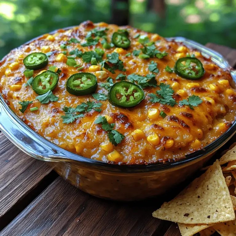 Are you ready to elevate your snacking game with a dip that combines the smokiness of roasted corn and the fiery kick of jalapeños? The Spicy Roasted Corn & Jalapeño Bliss Dip is not just another appetizer; it’s a flavor-packed experience that tantalizes your taste buds and keeps you coming back for more. Whether you're hosting a casual get-together, a game day celebration, or simply looking for a delicious way to enjoy some veggies, this dip is sure to impress.