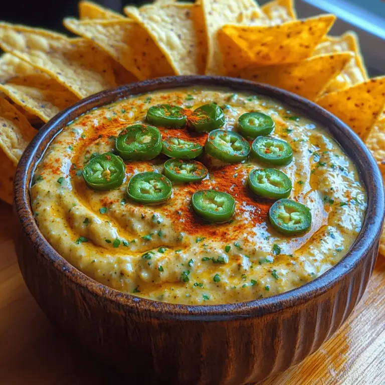 In the world of appetizers, few dishes capture the spirit of convivial gatherings quite like a creamy, spicy dip. The Spicy & Creamy Jalapeño Delight is a perfect blend of rich flavors and exciting heat, making it an ideal choice for game days, parties, or casual get-togethers. This dip not only tantalizes taste buds but also creates an inviting atmosphere, encouraging laughter and conversation among friends and family.