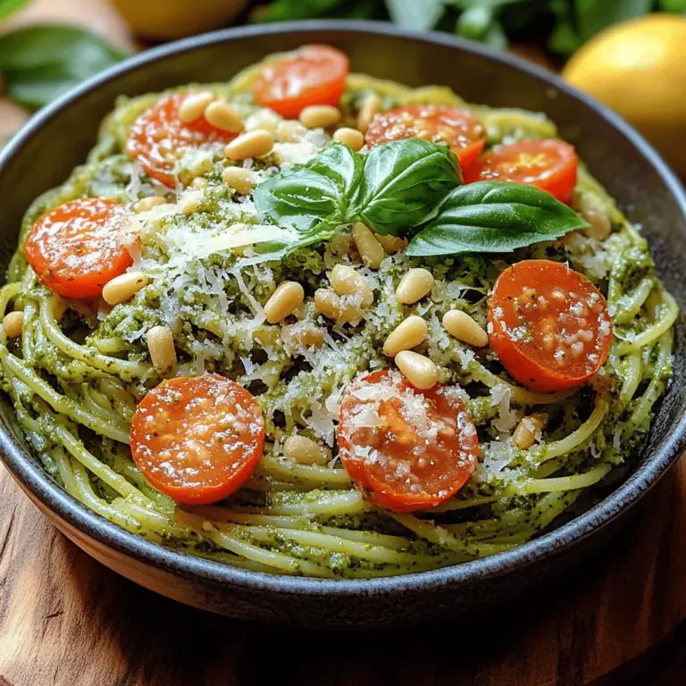 As the temperature rises and summer days stretch long and warm, our culinary preferences often shift towards meals that are not only light and refreshing but also vibrant and full of flavor. One dish that perfectly embodies this spirit is the Chilled Green Delight Pasta. This delightful recipe combines a medley of fresh ingredients, creating a dish that is as pleasing to the eye as it is to the palate. The lush greens of basil, the bright sweetness of tomatoes, and the satisfying texture of pasta come together to make a bowl of pure summer bliss.
