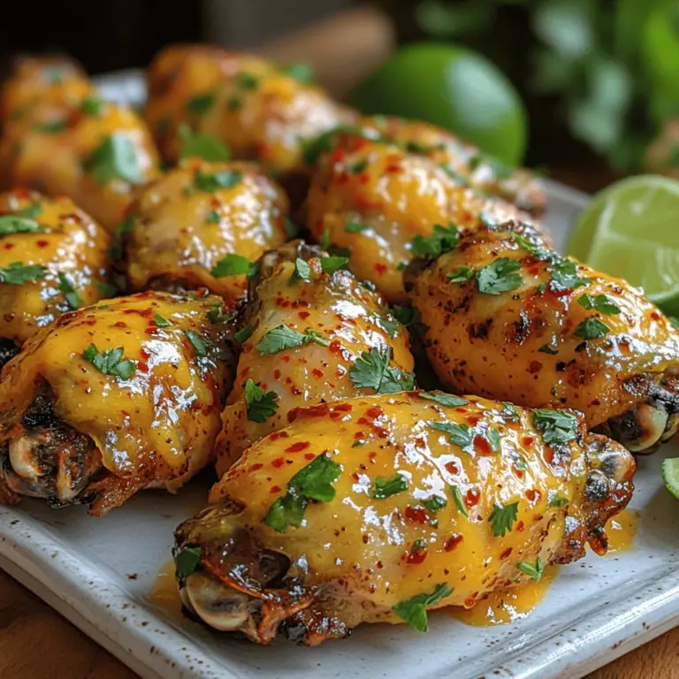 If you're looking for a showstopper dish that combines the tangy sweetness of mango with a fiery kick, look no further than Spicy Mango Drizzle Wings. This recipe not only tantalizes your taste buds but also elevates your culinary game, making it a must-try for any wing enthusiast. The unique combination of spicy and fruity flavors creates a mouthwatering experience that is both refreshing and addictive.