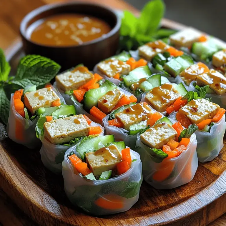 Summer rolls, often referred to as fresh spring rolls, are a delightful culinary creation that has captured the hearts and palates of many across the globe, particularly within the vegan community. These rolls are not only a feast for the eyes but also a wholesome dish that embodies the vibrant flavors of fresh vegetables, herbs, and proteins. In the world of vegan cuisine, summer rolls offer a refreshing and nutritious option, perfect for warm weather dining or casual summer gatherings.