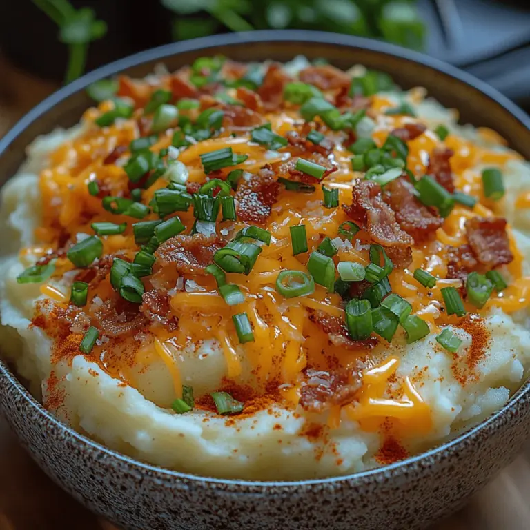 When it comes to comfort food, few dishes can rival the creamy, satisfying allure of mashed potatoes. This humble side has been a kitchen staple for generations, adored for its rich texture and ability to complement a wide array of meals. But why stop at traditional mashed potatoes when you can elevate them to a whole new level? Enter Creamy Loaded Mashed Potatoes—a decadent twist that merges the classic recipe with an explosion of flavors and textures that will have everyone at the dinner table asking for seconds.