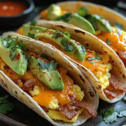 At the heart of any great breakfast taco are the star ingredients: eggs and bacon. These two components harmoniously blend to create a delightful flavor profile that satisfies the palate. Eggs are not only rich in protein, but they also contain essential vitamins and minerals, including vitamin D, B12, and selenium. Their creamy texture when scrambled adds a comforting element to the tacos.
