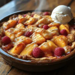 Cobblers have long been cherished as one of the quintessential American desserts, evoking memories of summer picnics, family gatherings, and backyard barbecues. Their charm lies not only in their delightful taste but also in their comforting, rustic appeal. Among the many variations of cobblers, the Peachy Raspberry Bliss Cobbler stands out as a refreshing summer treat that perfectly balances the sweetness of ripe peaches with the tartness of juicy raspberries. This cobbler is not only a feast for the taste buds but also a visual delight, with its vibrant colors and mouth-watering aroma.