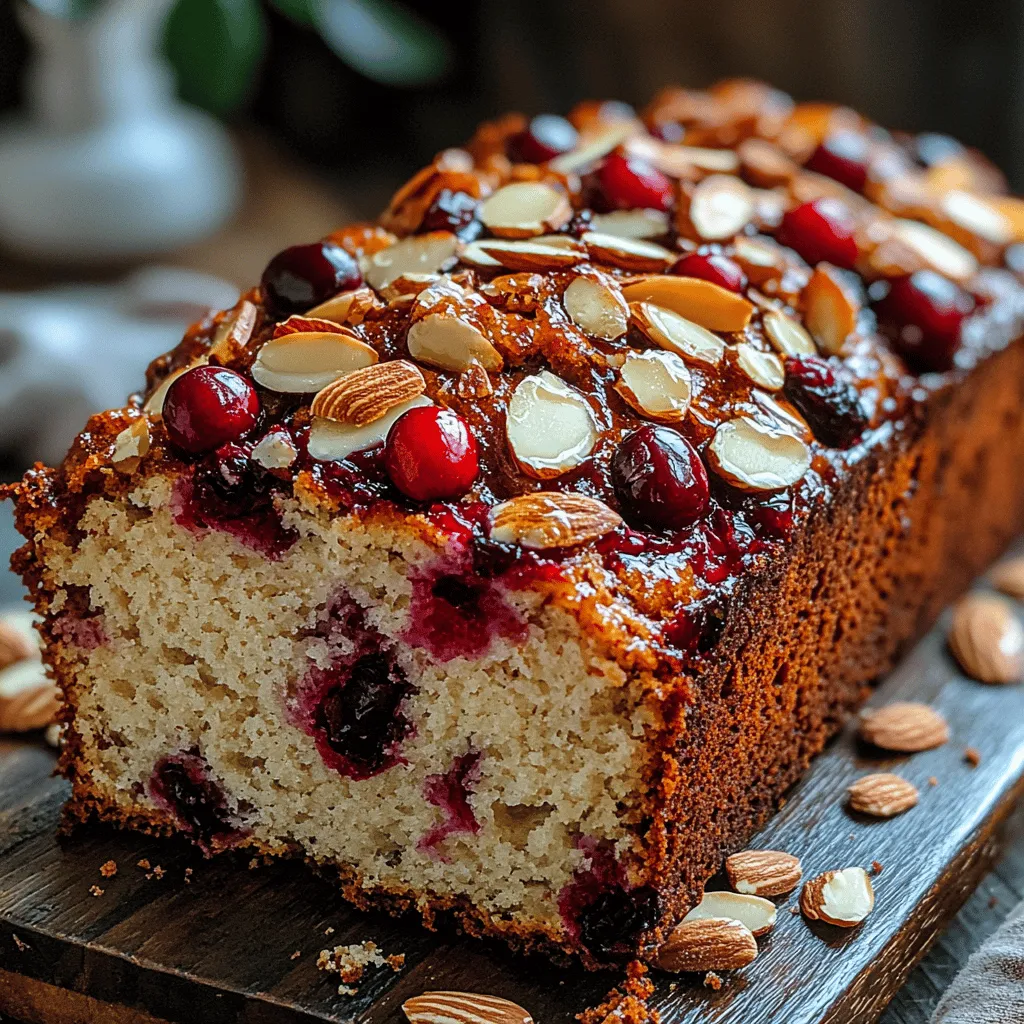 Start your mornings on a delicious note with the delightful flavors of a Cranberry Almond Breakfast Loaf. This recipe artfully combines the tartness of cranberries with the nutty richness of almonds, creating a breakfast option that is both nutritious and satisfying. Whether you're rushing to work on a busy weekday or enjoying a leisurely weekend brunch, this loaf is the perfect companion. Not only does it taste great, but it also incorporates wholesome ingredients that provide the fuel you need to kick off your day positively.