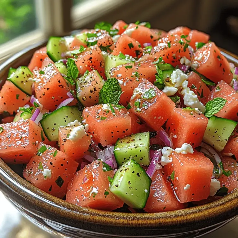 To create the perfect Watermelon Feta Delight, it's essential to understand the role of each ingredient. Each component contributes unique flavors and textures, working together to elevate the dish to new heights.