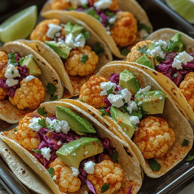 The world of tacos is vast and varied, offering a delightful canvas for flavors and creativity. Among the most exciting innovations in the taco realm is the Crispy Roasted Cauliflower Taco, a plant-based dish that has surged in popularity in recent years. This vibrant recipe not only satisfies cravings but also brings a burst of flavor, texture, and nutrition to your table. Whether you're a long-time vegetarian or simply looking to incorporate more plant-based meals into your diet, these tacos are a fantastic choice that proves healthy eating can be both delicious and satisfying.