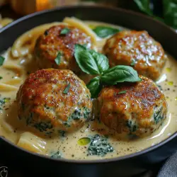 Welcome to a delightful culinary journey that combines health and flavor in one perfect dish: Creamy Spinach Turkey Meatballs. This recipe not only tantalizes your taste buds but also provides a nutritious meal option for families and health-conscious individuals alike. If you’re looking for a way to enjoy hearty meatballs while keeping your meals light and healthy, this dish is your answer.