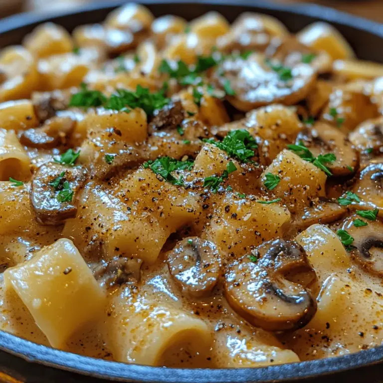 Mushroom Stroganoff is a dish that has delighted palates for generations, embodying the essence of comfort food. Originating from Russia, this creamy, savory dish has evolved over the years, transcending cultural boundaries and adapting to diverse culinary traditions. The classic stroganoff is often associated with beef, but as dietary preferences shift, particularly towards vegetarian and vegan lifestyles, mushroom stroganoff has emerged as a beloved alternative. This dish not only captures the rich, hearty flavors of the original but also brings a unique earthiness from the mushrooms, making it a favorite among both non-meat eaters and carnivores alike.