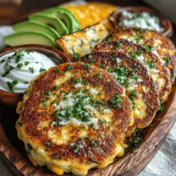 Introducing Zucchini Corn Pancakes with a Twist, a delightful culinary creation that brings together the fresh flavors of summer vegetables into a dish that is as nutritious as it is delicious. This unique recipe is perfect for various occasions, whether you're enjoying a leisurely breakfast, hosting a brunch gathering, or looking for a light and satisfying dinner option. Packed with vitamins and minerals, these pancakes not only offer a way to sneak in some vegetables but also provide a delightful twist on traditional pancake fare.