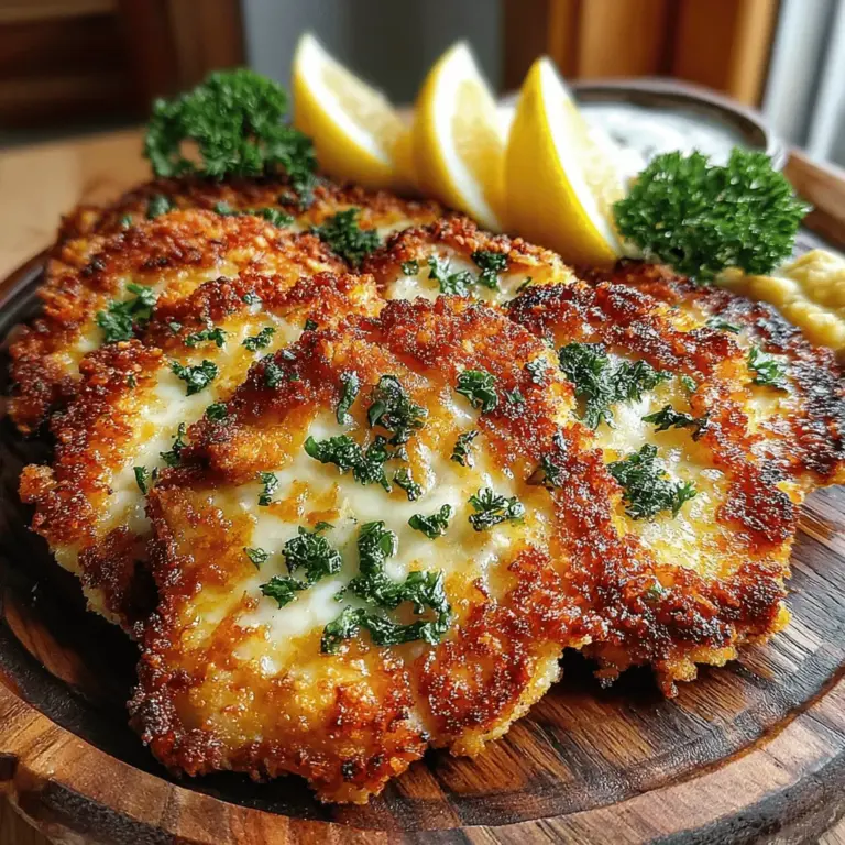 In the realm of quick and delicious weeknight dinners, Parmesan Crusted Turkey Cutlets stand out as a flavorful and satisfying option. This dish perfectly balances convenience with culinary flair, making it an ideal choice for busy families and those looking to impress at dinner parties. With its delightful crunch and savory taste, Parmesan Crusted Turkey Cutlets are sure to please even the pickiest eaters. Not only are they quick to prepare, but they are also versatile enough to pair with a variety of sides, from fresh salads to creamy pasta dishes.
