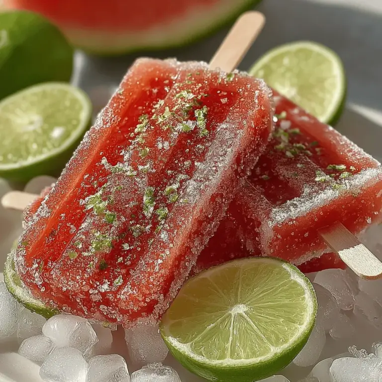 As the warm weather approaches, the craving for cool, refreshing treats becomes almost irresistible. Homemade popsicles have surged in popularity as a delightful way to beat the heat. They not only provide a fun, nostalgic experience but also offer a healthier alternative to store-bought options, which are often laden with artificial flavors and high amounts of sugar. One of the most enticing combinations for a homemade popsicle is the classic pairing of watermelon and lime. This duo not only captures the essence of summer but also provides a burst of flavor that is both refreshing and invigorating.