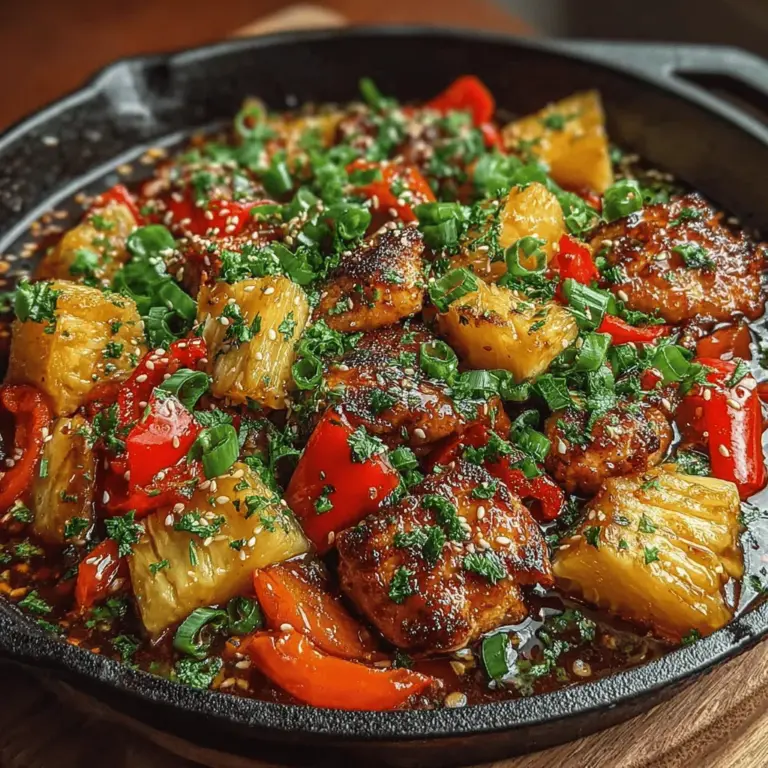 When it comes to whipping up a quick and delicious dinner, few dishes can rival the appeal of a stir fry. Among the myriad of options, Sweet & Spicy Pineapple Chicken Stir Fry stands out as a delightful mélange of flavors and textures. This dish is not only a feast for the taste buds but also remarkably easy to prepare, making it an ideal choice for busy weeknights. The combination of tender chicken thighs, vibrant bell peppers, and juicy pineapple creates a harmonious balance between sweet and spicy that is sure to please every palate.