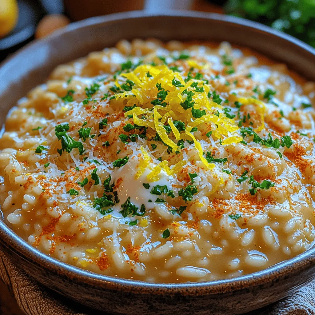 After sautéing the garlic and onions, the next step in creating your Zesty Creamy Lemon Garlic Risotto is to deglaze the pan with white wine. This crucial step not only enhances the flavor but also lifts any caramelized bits stuck to the bottom of the pan, adding depth and richness to your dish.