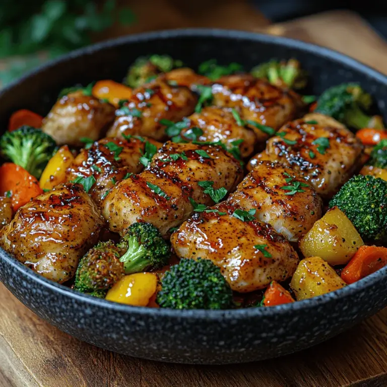 In the fast-paced world we live in today, finding the perfect balance between convenience and nourishment can be a challenge. Enter the Honey Dijon Bliss Chicken & Roasted Veggies recipe—a delightful dish that combines the robust flavors of sweet honey and tangy Dijon mustard with tender chicken and vibrant vegetables. This recipe not only tantalizes your taste buds but also provides a nutritious meal that is easy to prepare, making it an ideal choice for busy weeknights or weekend gatherings.