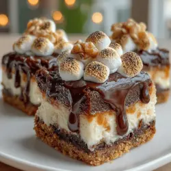 When it comes to indulgent desserts, few treats can rival the classic S’mores. This iconic campfire snack, typically made with roasted marshmallows, melty chocolate, and crunchy graham crackers, evokes memories of warm summer nights spent by the fire, surrounded by friends and family. However, while the traditional S’mores are undeniably delicious, they can be inconvenient to prepare outside of a camping setting. Enter the S’mores Fudge Bars of Delight—a modern reinterpretation of this beloved treat that captures all the flavors of S’mores in a rich, no-bake fudge bar.
