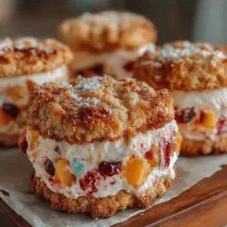 As the temperature rises and the days stretch longer, there's nothing quite like a refreshing dessert to cool you down and elevate your spirits. Enter the Peachy Dream Ice Cream Sandwiches, a delightful treat that marries the luscious flavors of ripe peaches, creamy homemade ice cream, and soft, chewy cookies. This summer dessert is not just a culinary delight; it's a celebration of the season, perfect for backyard barbecues, family gatherings, or a quiet evening on the porch. Each bite brings a burst of flavor, reminiscing of sun-drenched afternoons and carefree days.