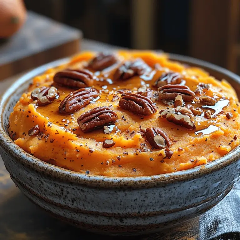 Creamy Dreamy Sweet Potato Mash is not just a side dish; it is a culinary delight that transforms any meal into a comforting experience. As more people turn to healthy eating, sweet potatoes have gained prominence in modern diets, celebrated for their nutritional benefits and versatility. This vibrant orange tuber is not only delicious but also packed with vitamins and minerals, making it a staple in many households.
