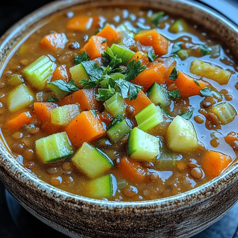 In a world where nutritious and comforting meals are increasingly sought after, Hearty Harvest Vegetable & Lentil Soup emerges as a stellar choice. This recipe is not just a meal; it's an experience that combines the warmth of a homemade dish with the health benefits of wholesome ingredients. With its vibrant medley of vegetables and protein-rich lentils, this soup is perfect for anyone looking to nourish their body and soul with a healthy option.
