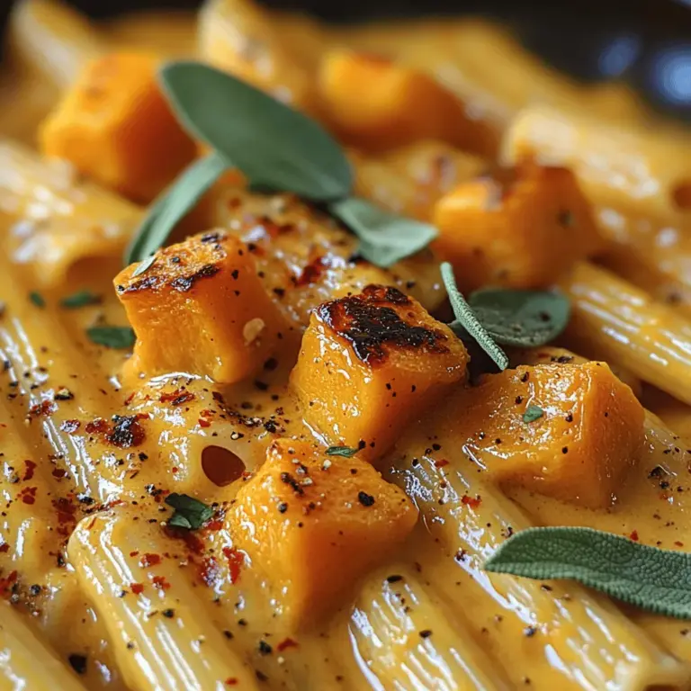 As autumn approaches, the culinary world springs to life with vibrant flavors and comforting dishes that warm the soul. One recipe that perfectly encapsulates the essence of the season is Creamy Butternut Squash Penne. This dish not only highlights the rich, sweet flavor of butternut squash but also offers a creamy texture that envelops each piece of pasta, creating a satisfying meal that appeals to both the palate and the spirit. With its balance of nutrition and indulgence, this recipe is ideal for cozy family dinners or gatherings with friends, making it a staple in many fall menus.