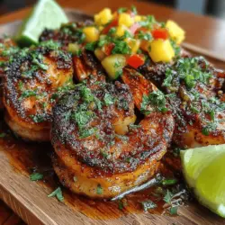 The key to creating exceptional Tropical Shrimp Skewers with Mango Salsa lies in the quality and selection of ingredients. Each component plays a crucial role in crafting a dish that is both flavorful and nutritious.
