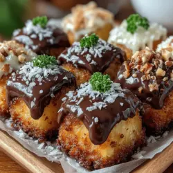 The delightful combination of tropical flavors and rich chocolate can transport you to a sun-soaked paradise with just one bite. Choco Delight Pineapple Bites offer a unique fusion of sweet, juicy pineapple and luscious chocolate, creating a dessert that is as visually appealing as it is delicious. This easy-to-make recipe brings together the best of both worlds, making it a perfect treat for any occasion, whether you’re hosting a summer barbecue, preparing a snack for movie night, or looking for a refreshing dessert to impress your guests.